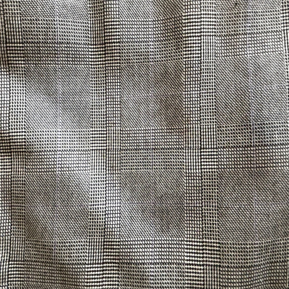 Gray Glen Plaid Blazer M Prince of Wales Notch Lapel Academia Office Gentle Fawn - Picture 5 of 16
